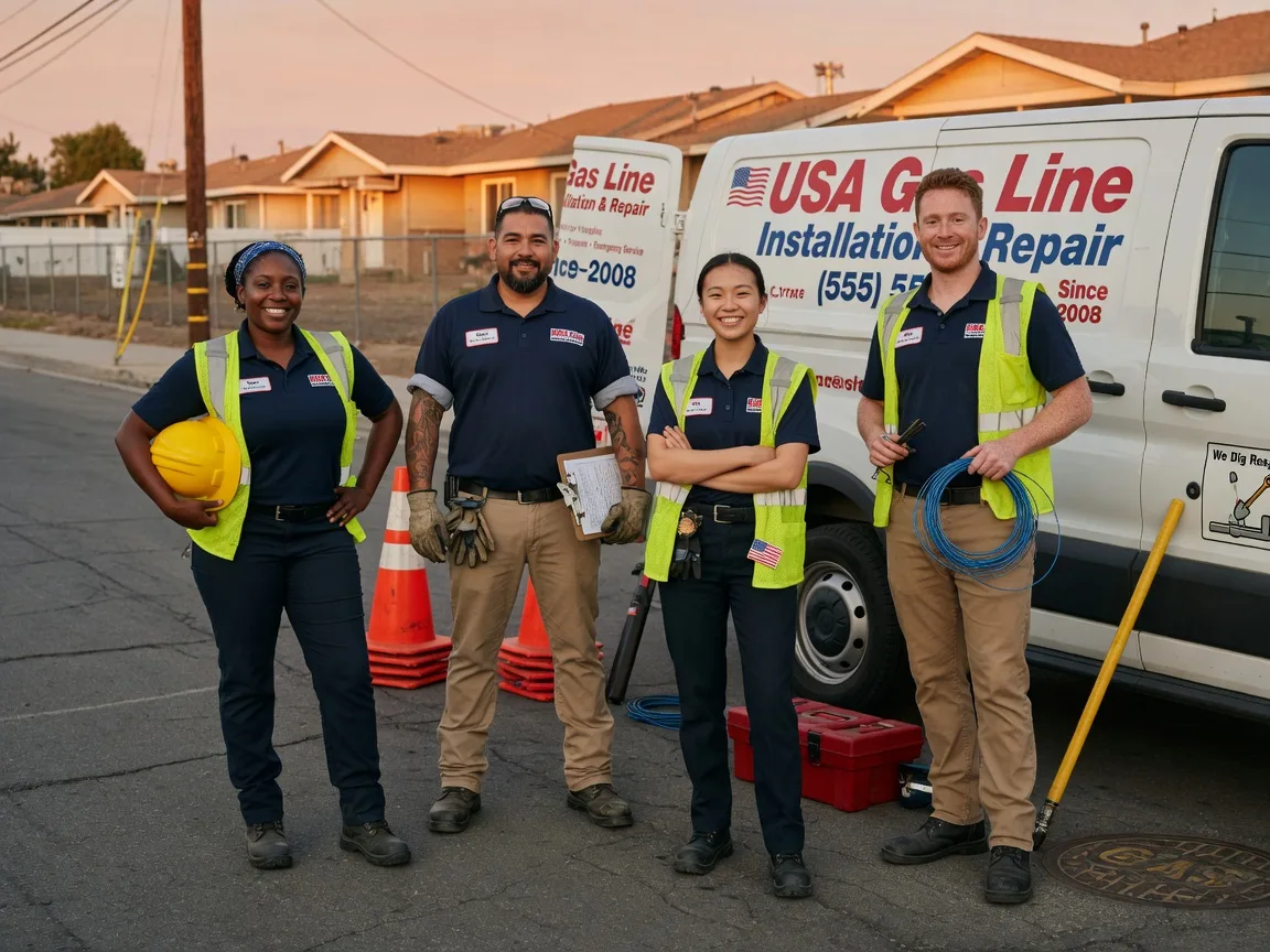 Gas Line Installation company in Shumway, IL